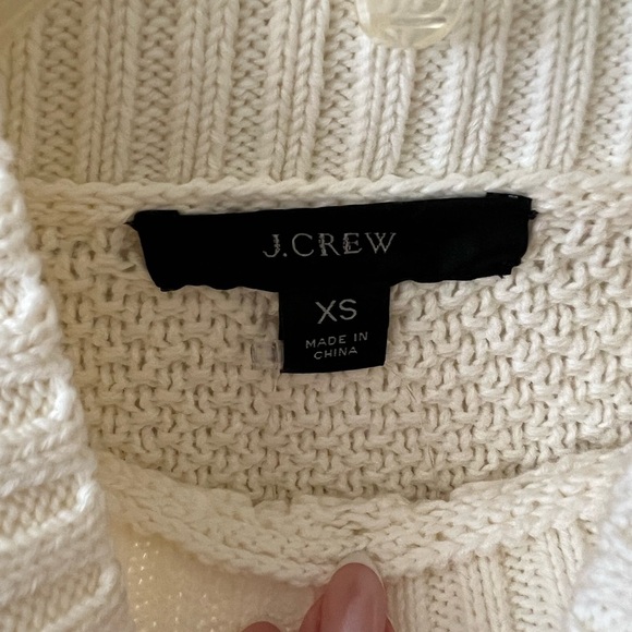 J crew cable knit mockneck sweater - Picture 3 of 5
